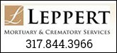 Leppert Mortuary & Crematory Services Sponsorship Banner
