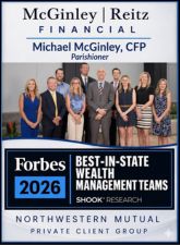 McGinley Reitz Financial Tall Sponsorship Banner